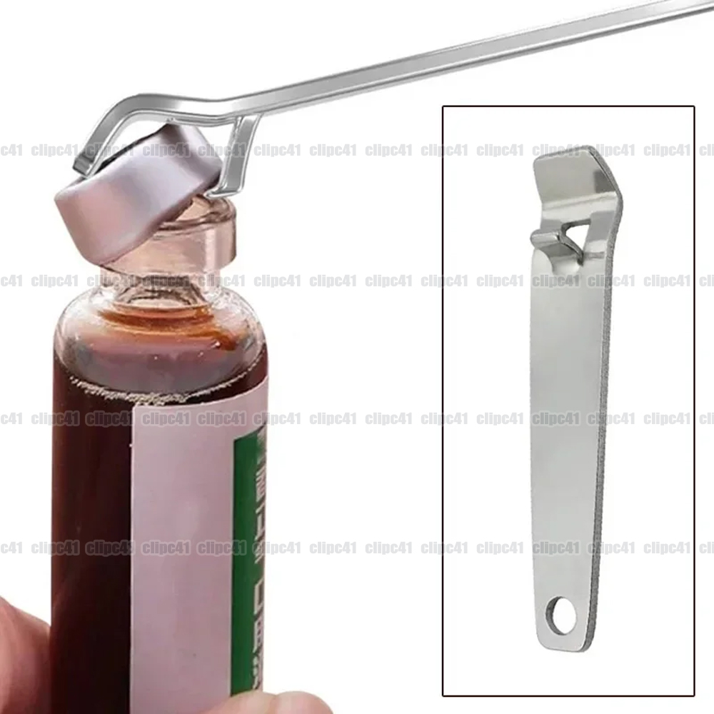 Bottle Opener Keyring - Abridor de viales de líquido Oral