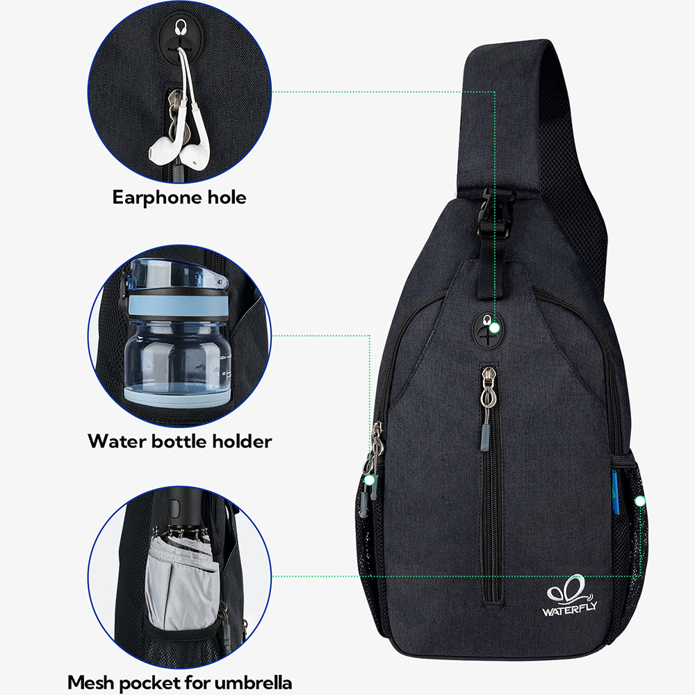 WATERFLY-bandolera cruzada par - Edc Carry Bag reseña y precio