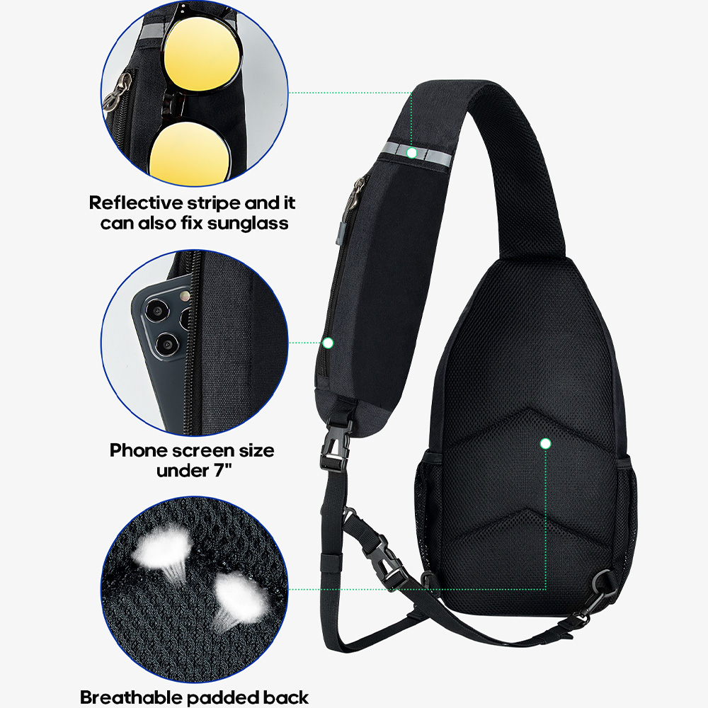 WATERFLY-bandolera cruzada par - Edc Carry Bag reseña y precio