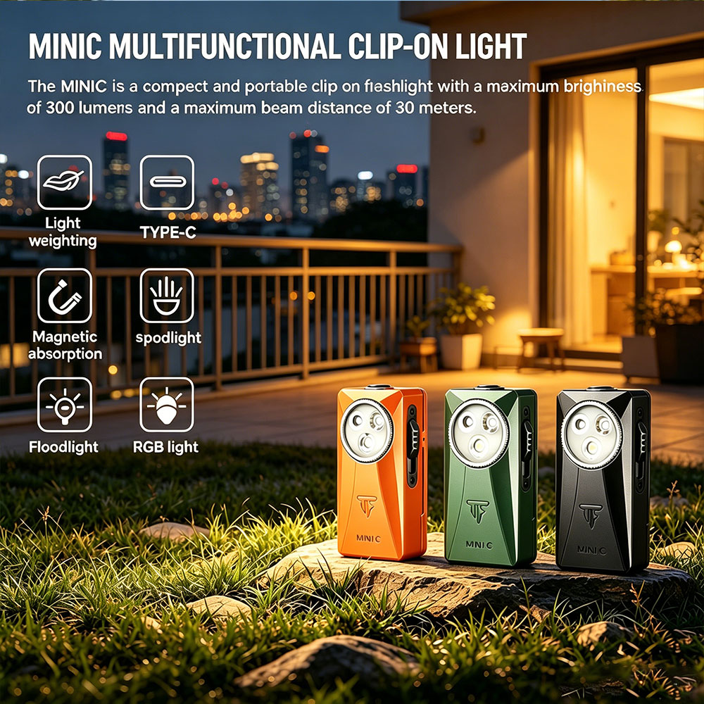 Linterna LED Trustfire MINIC d - Edc Carry Flashlight reseña y precio