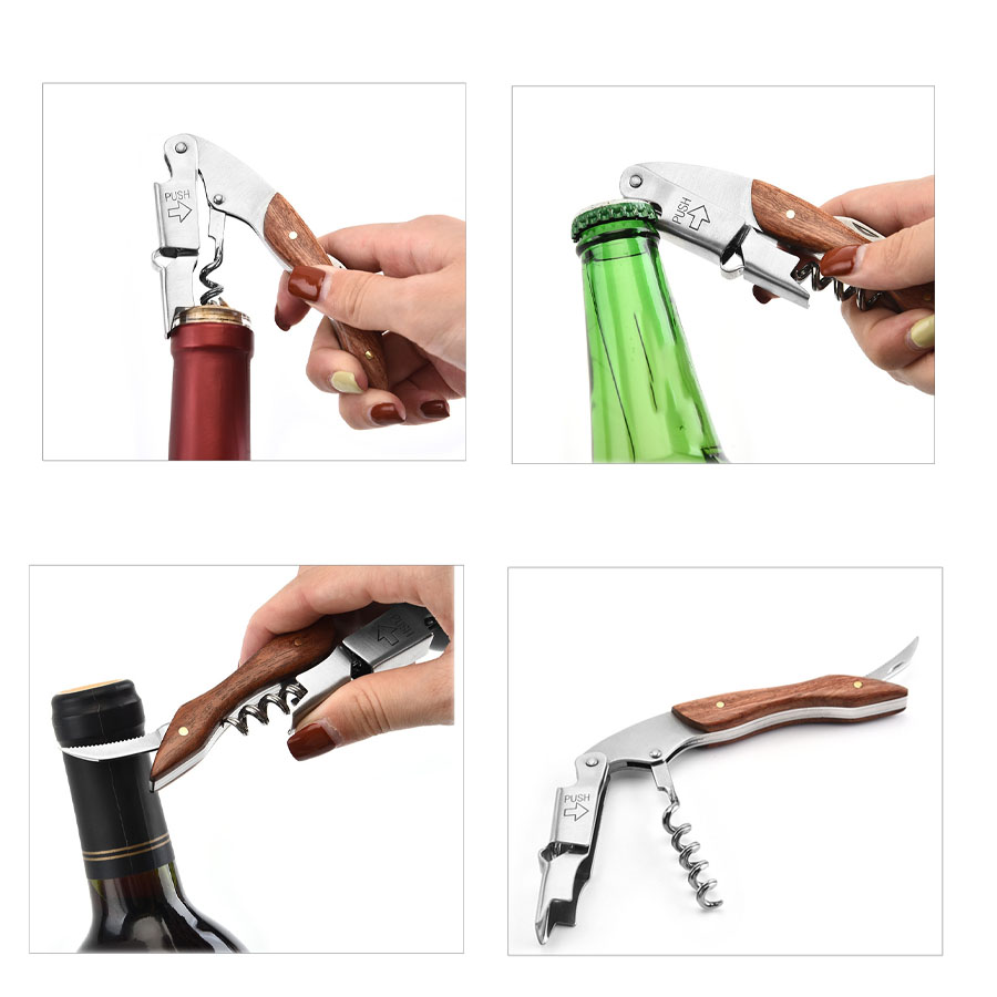 Abridor de vino que combina fu - Bottle Opener Keyring reseña y precio