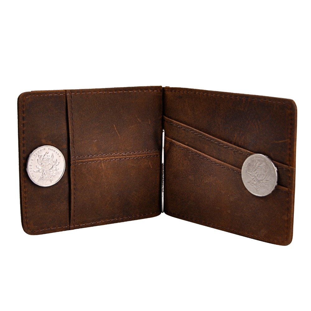 Cartera magnética de cuero de  - Money Clip Magnetic reseña y precio