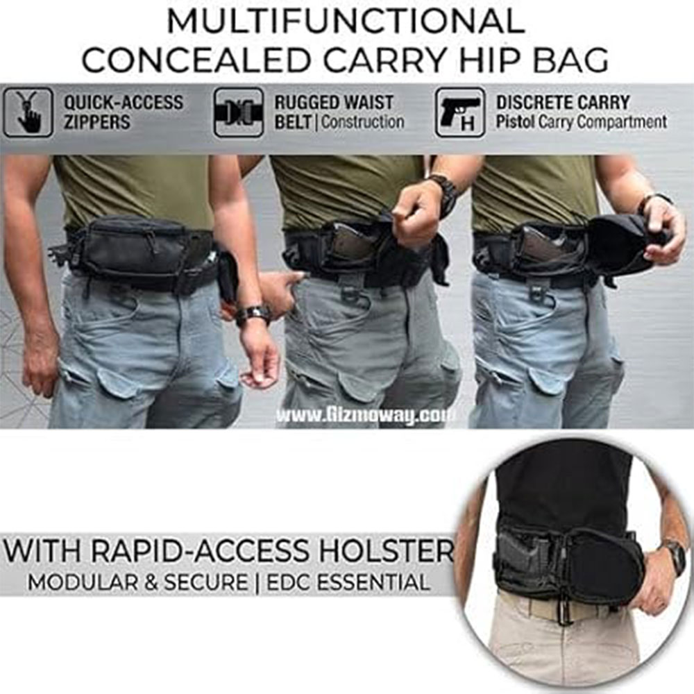 Bolsa táctica para pistola, bo - Edc Concealed Carry Holster reseña y precio