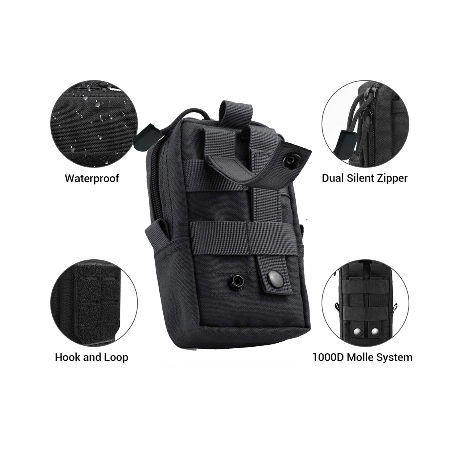 Bolsa táctica Molle, riñonera  - Edc Carry Bag reseña y precio