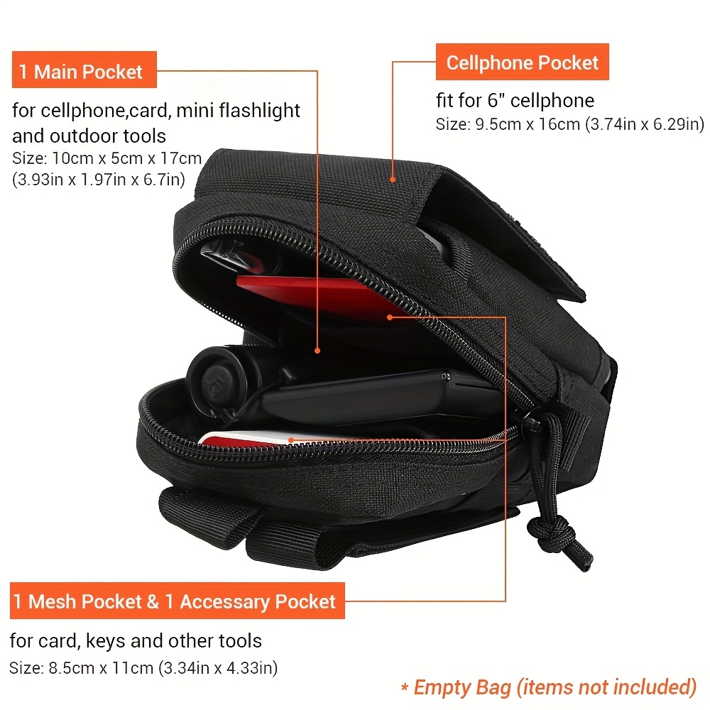 Riñonera EDC, bolsa de herrami - Edc Carry Case reseña y precio