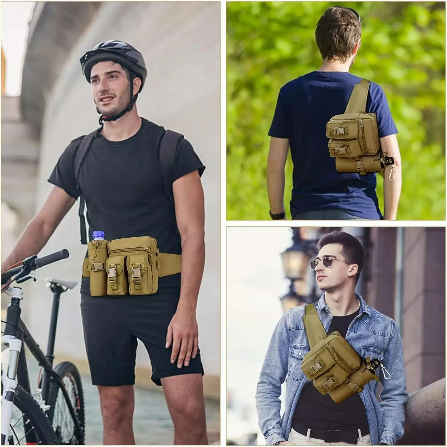 Riñonera táctica para hombre,  - Edc Concealed Carry Holster reseña y precio