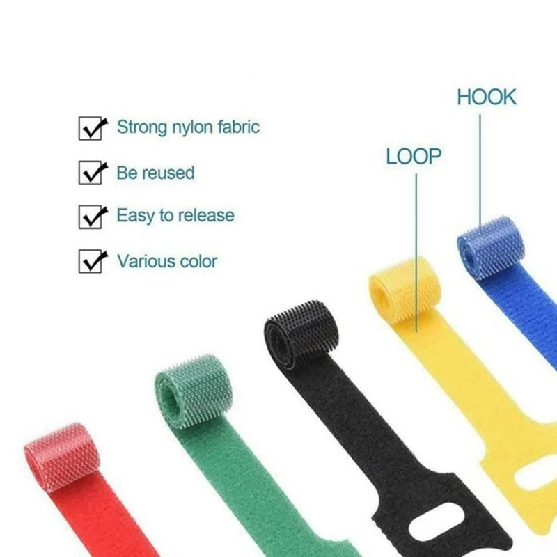 10/30/50 Piezas de Cintas de A - Gear Tie Reusable reseña y precio
